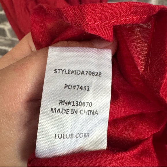 NWT Lulus maxi dress red halter neck strappy back - Picture 15 of 15